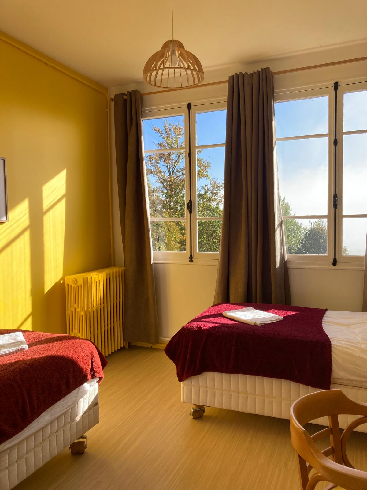 Hébergement de groupe dans la grande maison de L'Hermitage